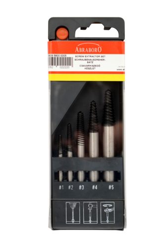 *Abraboro törtcsavar kihajtó készlet M3-M12