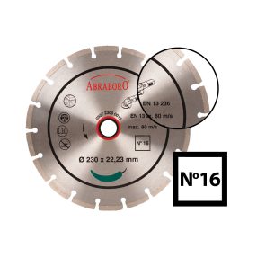 *Abraboro gyémántkorong 180mm szegmens