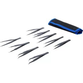 *BGS nemesacél csipesz készlet 9darabos