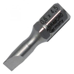 *Abraboro bit lapos 0,6x4,5x25mm