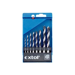 *Extol fafúrószár készlet 3-10mm 8db