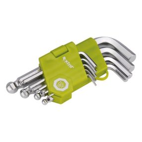 *Extol imbuszkulcs készlet rövid gömbvégű