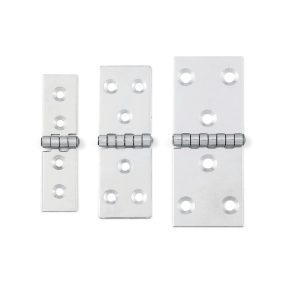 *Zsanér 100x40x1,5mm A2 rozsdamentes