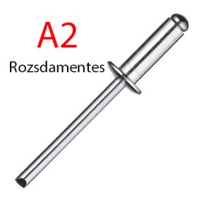 Popszegecs inox-inox 4,8x16