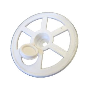 Szigetelésrögzítő tányér fehér KC