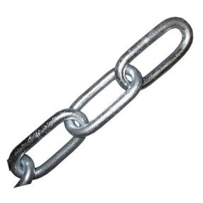   Lánc hosszúszemű 4mm x 16mm x 40mm (vast,szél,hossz / szem) horganyzott