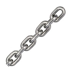   Lánc rövidszemű 4mm x 16mm x 27mm (vast,szél,hossz / szem) horganyzott