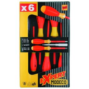 *Modeco csavarhúzó készlet 6DB-os 1000V