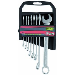 *Modeco csillag-villás kulcskészlet 8db-os 8-19mm CrV