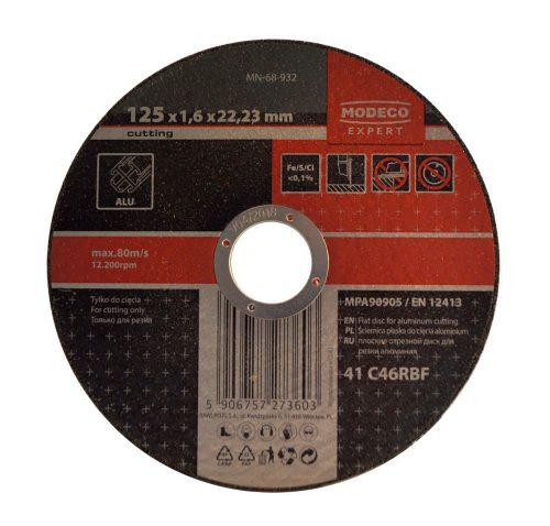 *Modeco ALU vágókorong 125x1,6