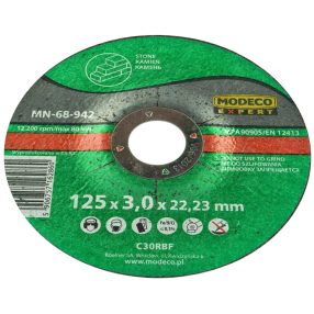 *Modeco kővágó korong 125x3