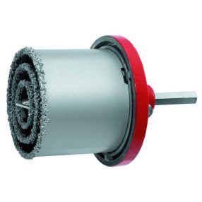   *Modeco körkivágó készlet csempéhez wolfram szemcsés, 33-73mm