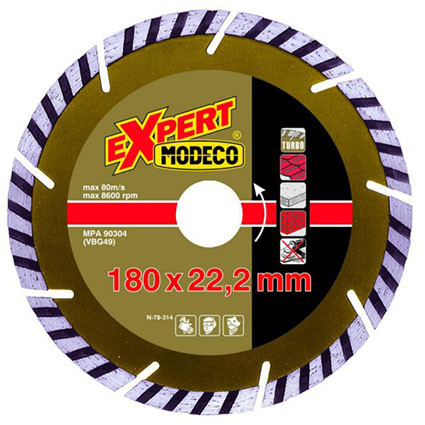 *Modeco gyémántkorong 115mm turbo