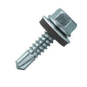 Önfúró lemezcsavar hatlapfejű 4,8x19/T14 3011 Piros