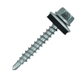   Önfúró lemezcsavar hatlapfejű fához 4,8x35/T14 8017 Csokoládébarna