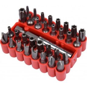 *Vorel biztonsági bit készlet 33db