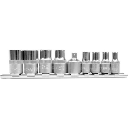 *Yato dugókulcs készlet 1/4 és 3/8 E-torx 9db