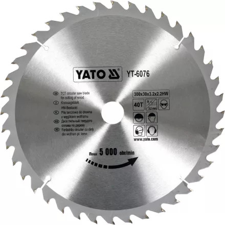 *Yato fűrésztárcsa fához 300/30 40fog