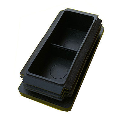 Zártszelvénydugó 120x60/4mm fekete