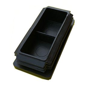 Zártszelvénydugó 60x40mm fekete 4MM